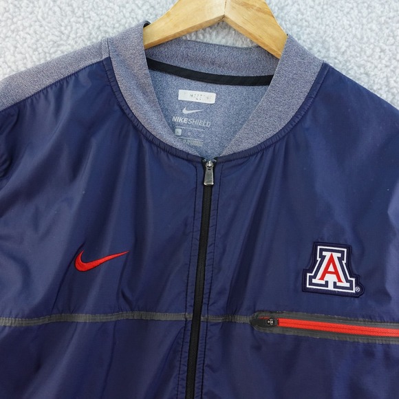 Nike Shield Mens L Player Issued Arizona Wildcats Jacket NCAA Pullover Stretch - Picture 1 of 6